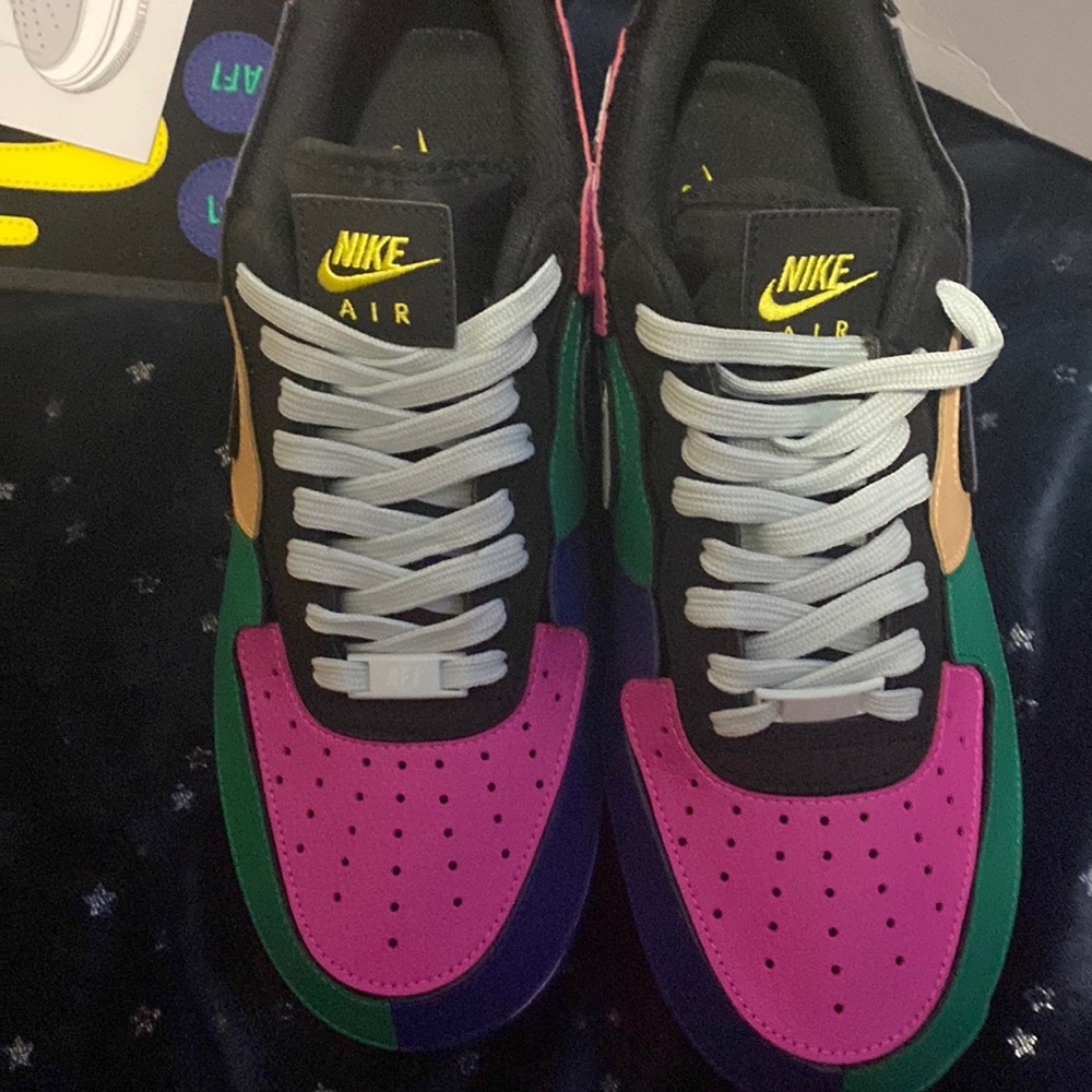 Nike Air Force 1/1 Black Multicolor